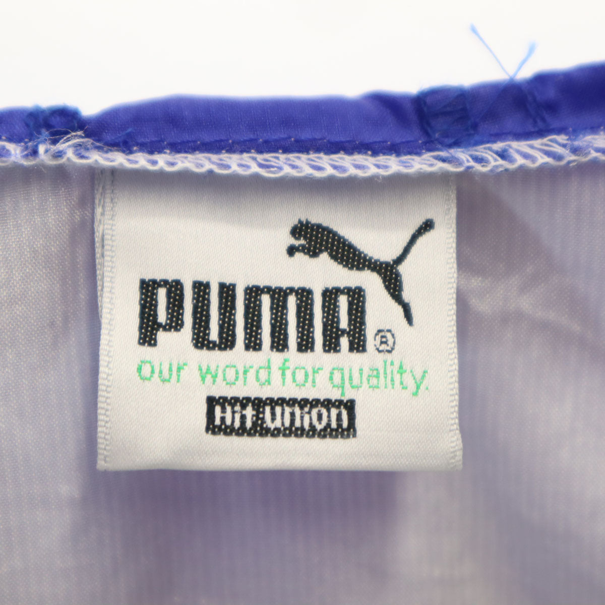 PUMA プーマ 90s ナイロン オールド ヒットユニオン 7分袖 ハーフジップ プルオーバー パーカー M プルオーバー ポケッタブル メンズ