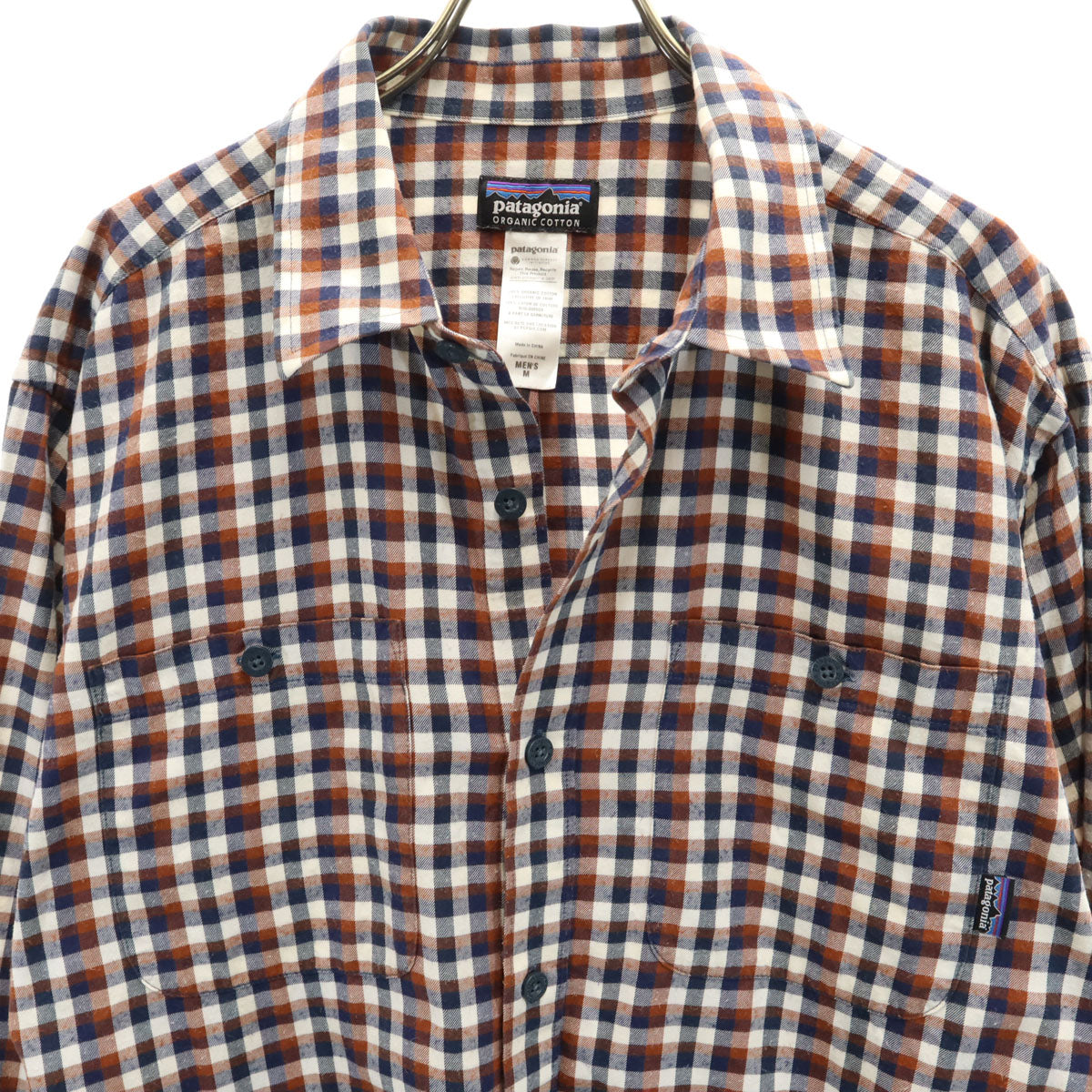 patagonia パタゴニア チェック 長袖 シャツ M アウトドア RN51884 メンズ