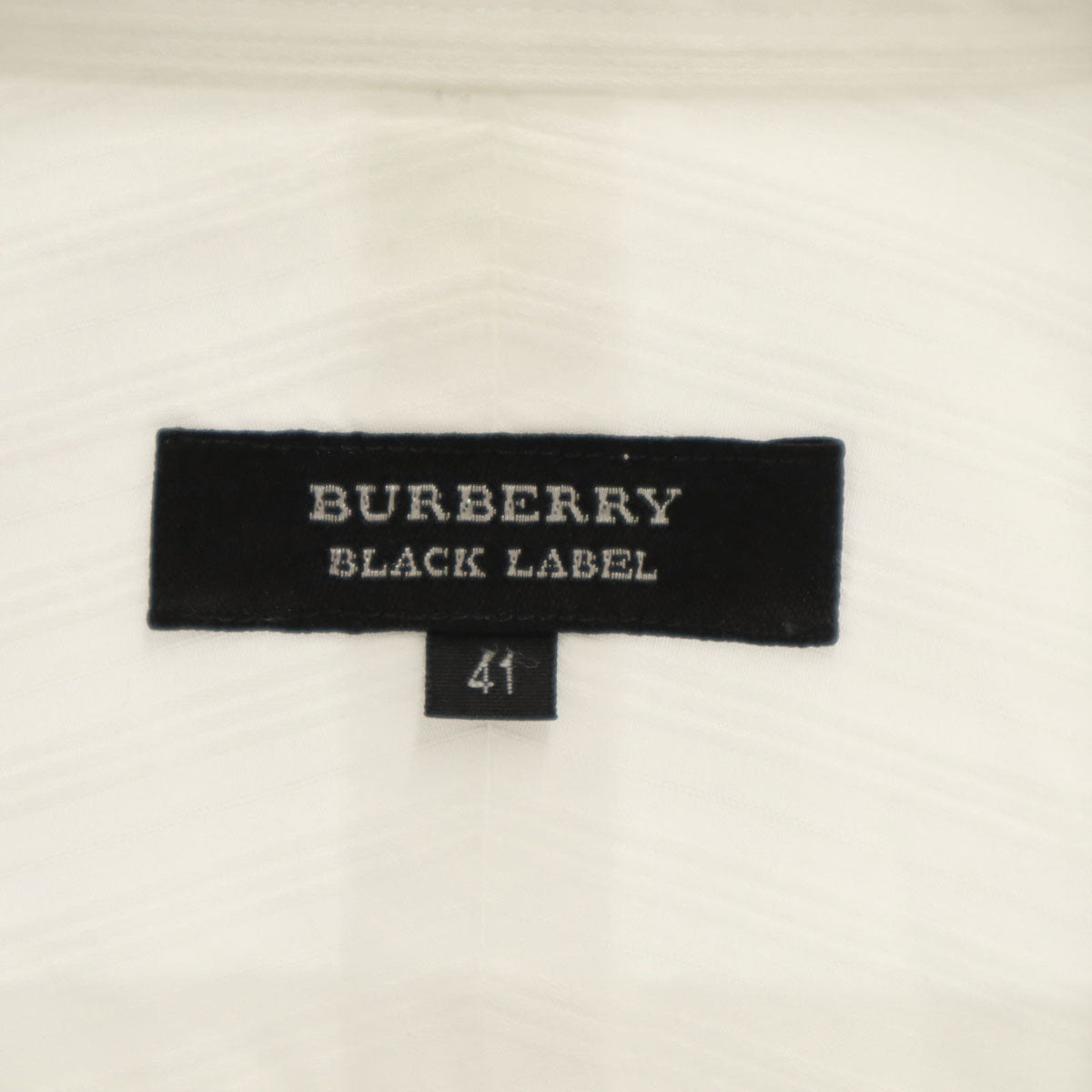 BURBERRY BLACK LABEL バーバリーブラックレーベル 長袖 シャツ 41 ホワイト系 三陽商会 メンズ