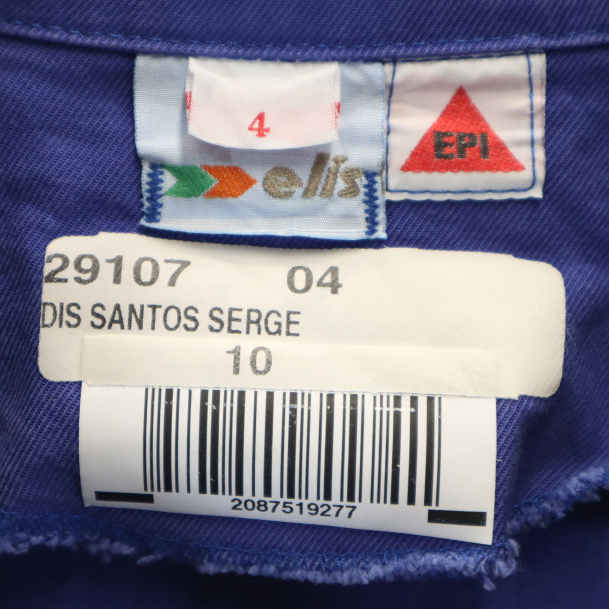 elis ユーロワーク 長袖 カバーオール 4 ブルー系 メンズ