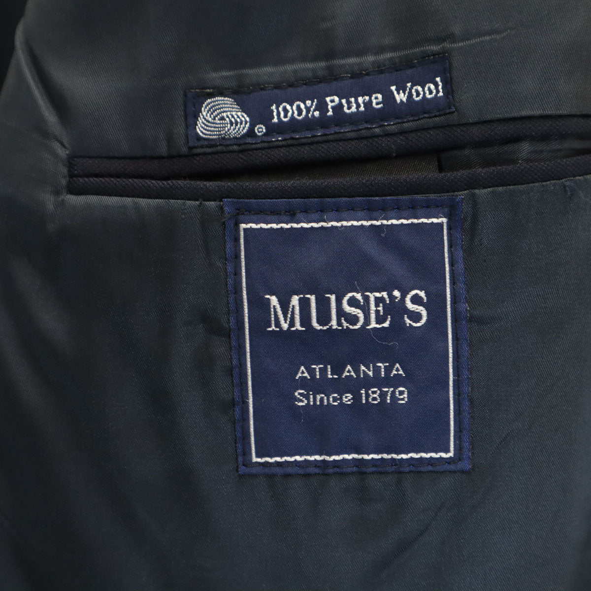 Burberrys バーバリーズ 90s ウール USA製 オールド ダブル スーツジャケット ネイビー系 メンズ