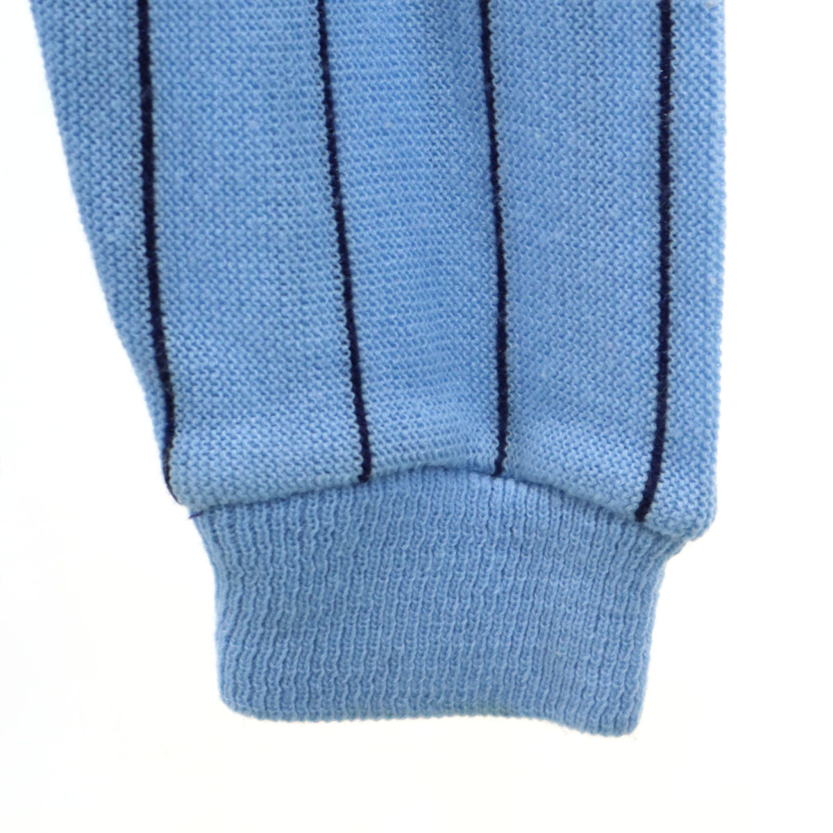 CHEMISE LACOSTE シュミーズラコステ 70s ヴィンテージ フランス製 ストライプ 長袖 Vネック セーター L ブルー系 ニット メンズ