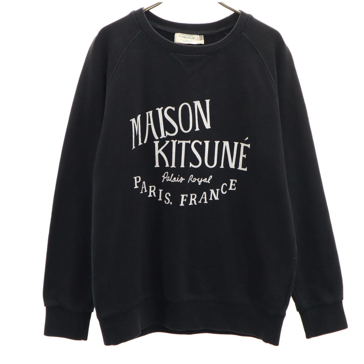 MAISON KITSUNE メゾンキツネ 長袖 トレーナー M ブラック系 スウェット メンズ
