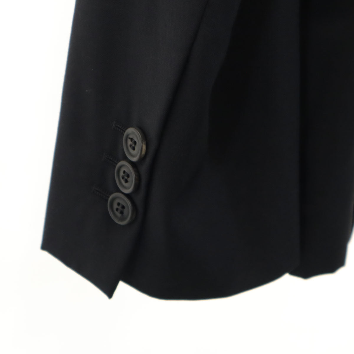 PRADA プラダ イタリア製 スーツ 上下 セットアップ 48R ブラック メンズ