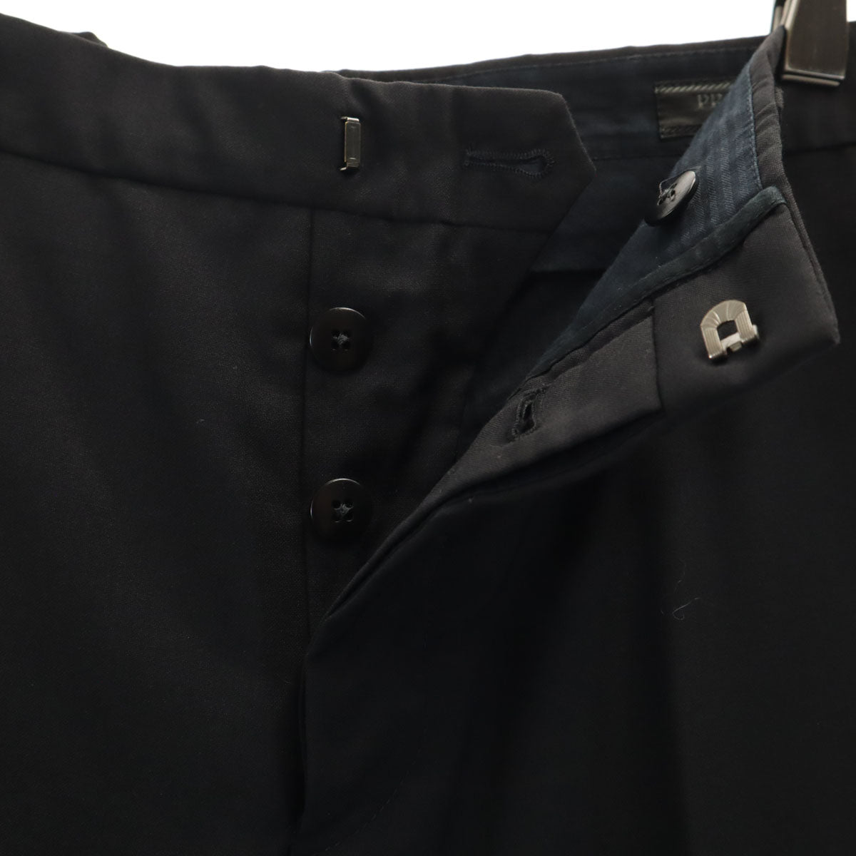 PRADA プラダ イタリア製 スーツ 上下 セットアップ 48R ブラック メンズ