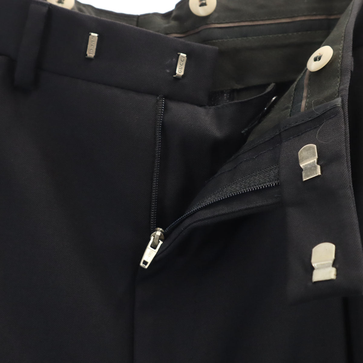 GUCCI グッチ スーツ 上下 セットアップ 48 ブラック メンズ