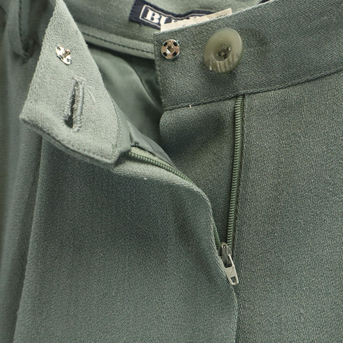 Burberrys バーバリーズ 90s オールド パンツスーツ 上下 セットアップ 11 グリーングレー レディース