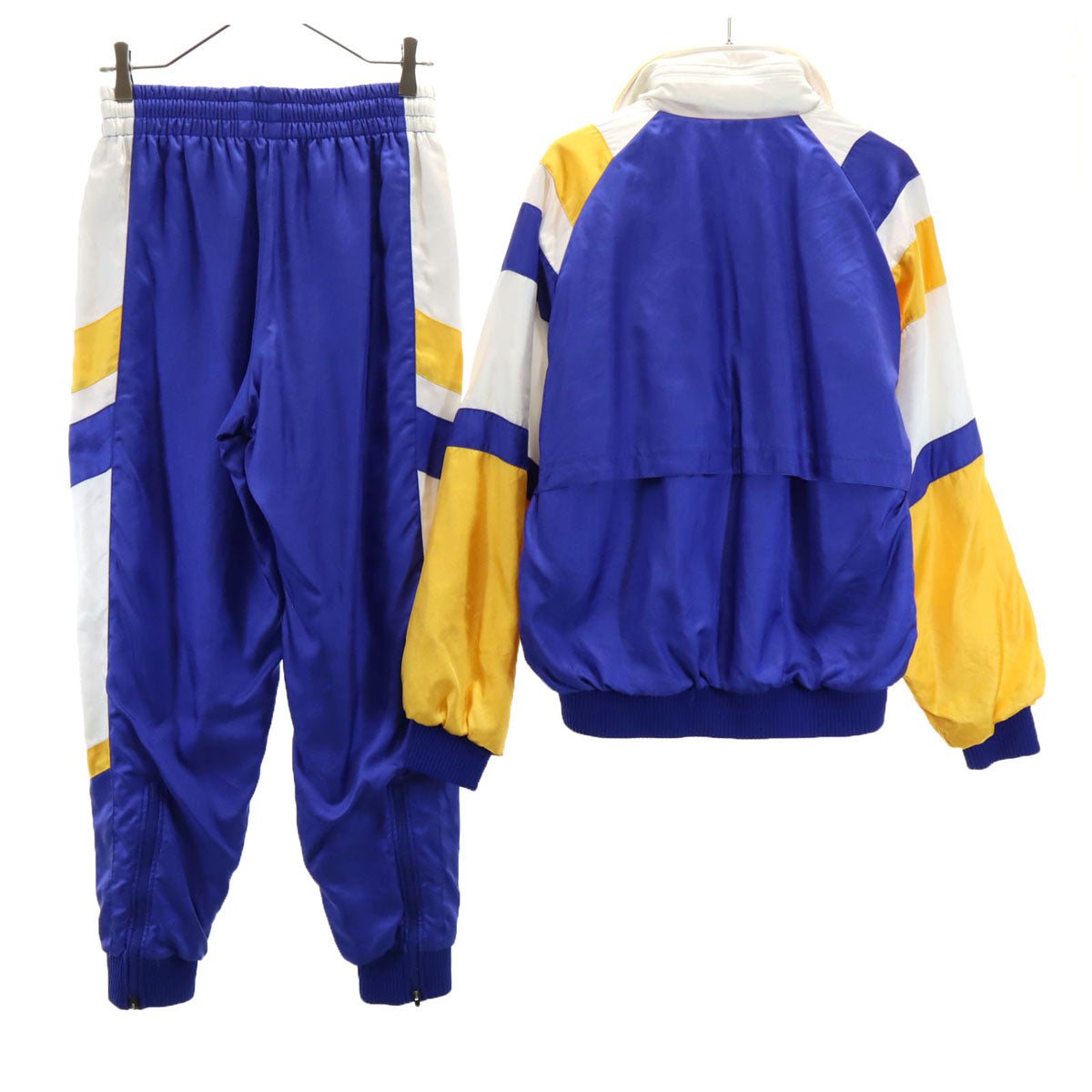 PUMA プーマ 90s 日本製 オールド ヒットユニオン トラックジャケット 上下 セットアップ M 青紫系 裏メッシュ メンズ