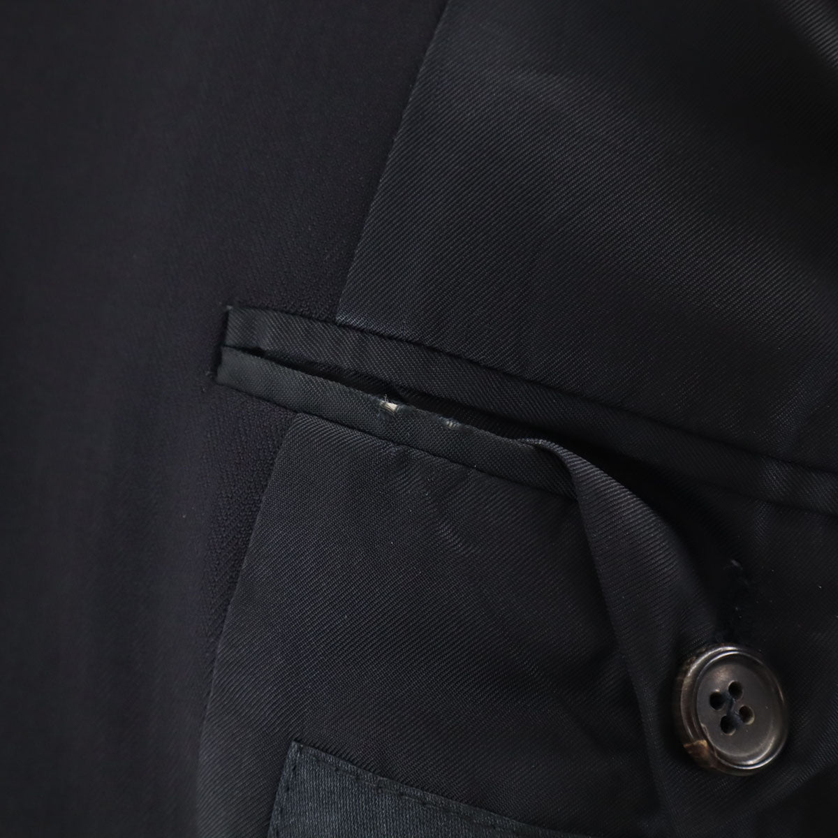 GUCCI グッチ ウールブレンド スーツ 上下 セットアップ 46/不明 ネイビー メンズ