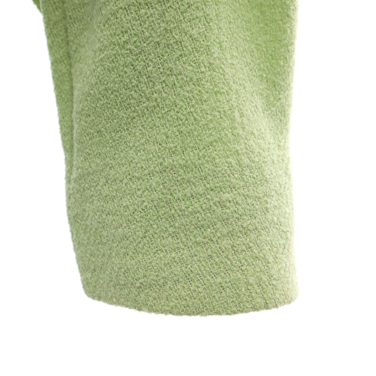 Herno ヘルノ イタリア製 ウールブレンド ツイード スカートスーツ 上下 セットアップ 42 グリーン系 レディース