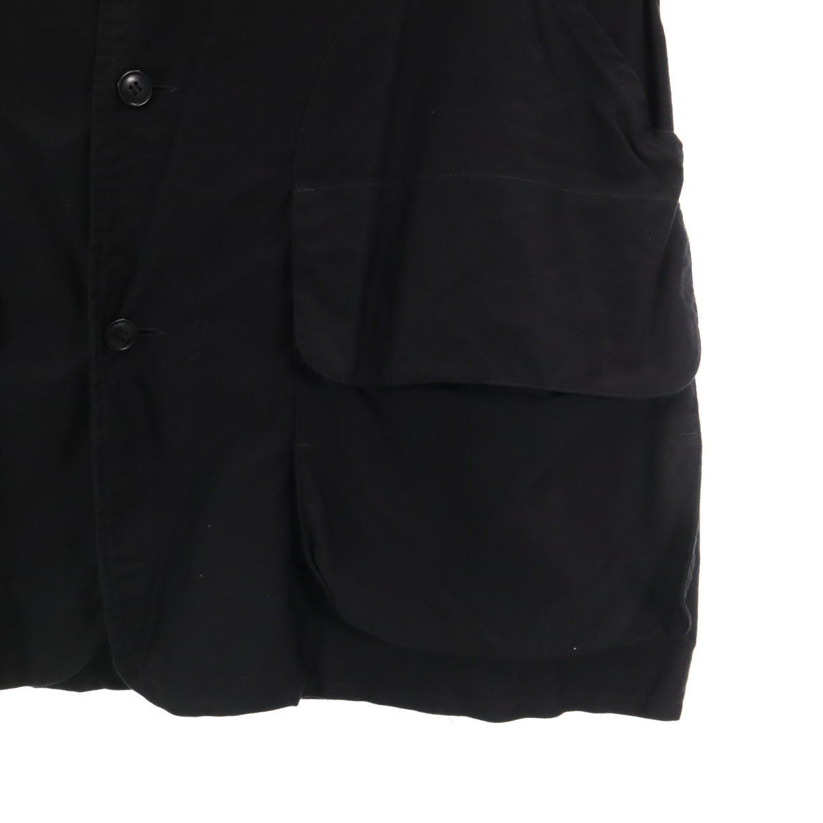 COMOLI コモリ 日本製 ハンティングジャケット 2 ブラック メンズ