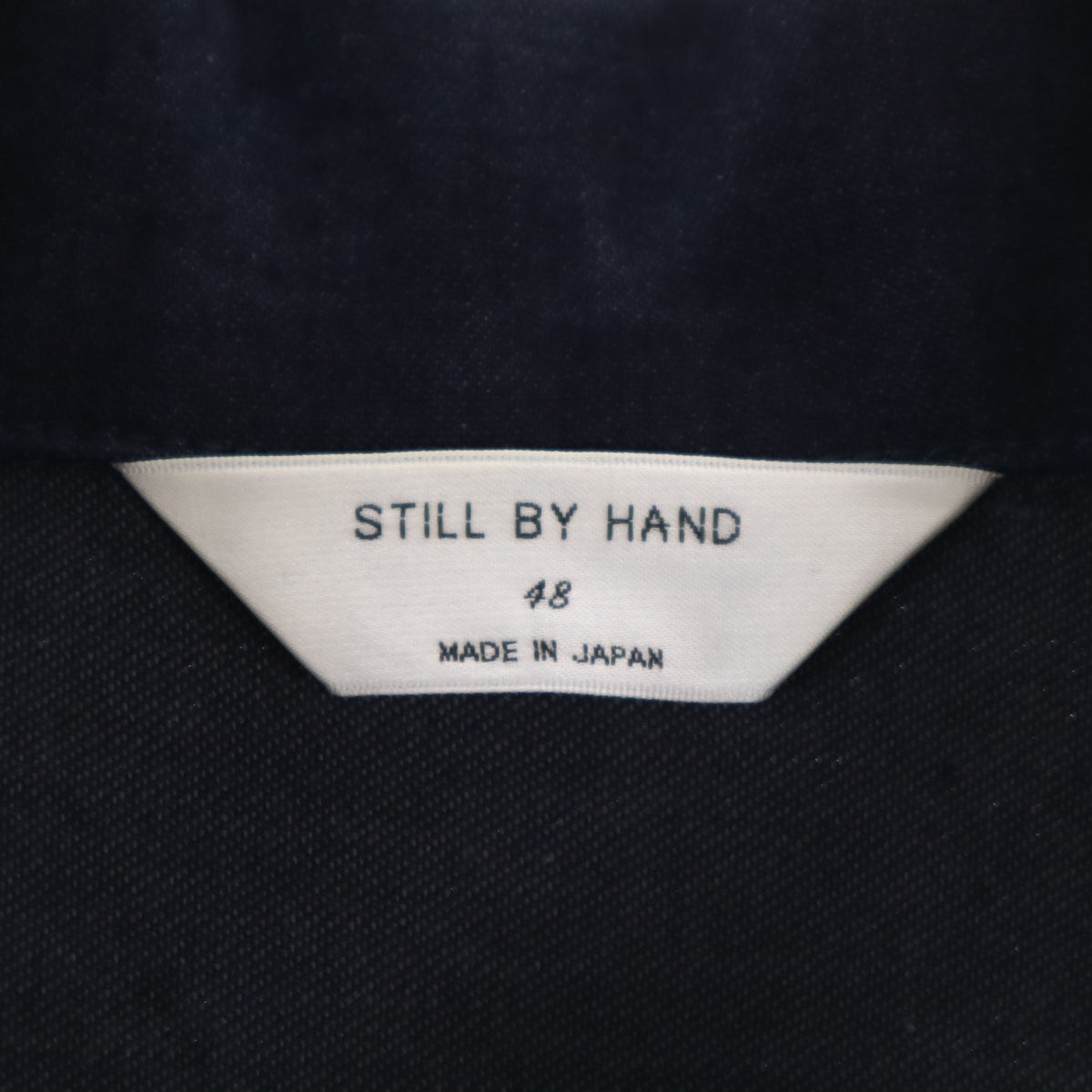 STILL BY HAND スティルバイハンド 日本製 デニムジャケット 48 インディゴ メンズ