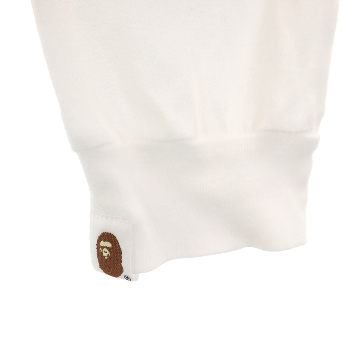 BAPE ベイプ 日本製 長袖 Tシャツ S ホワイト ロンT レディース