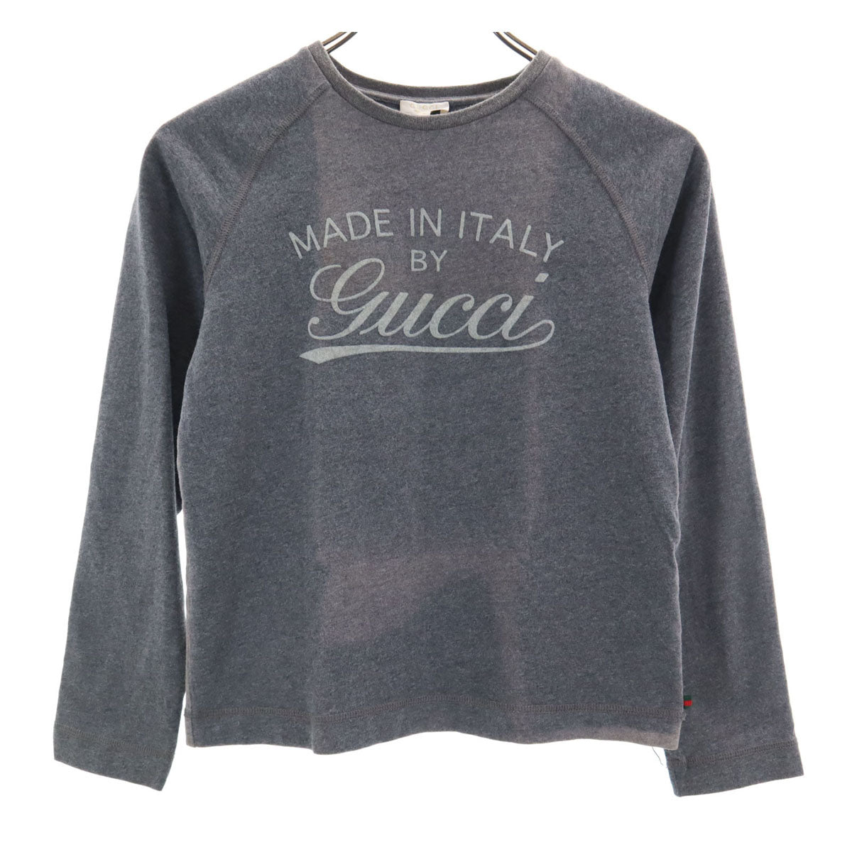GUCCI グッチ イタリア製 長袖 Tシャツ 10 グレー ロンT キッズ