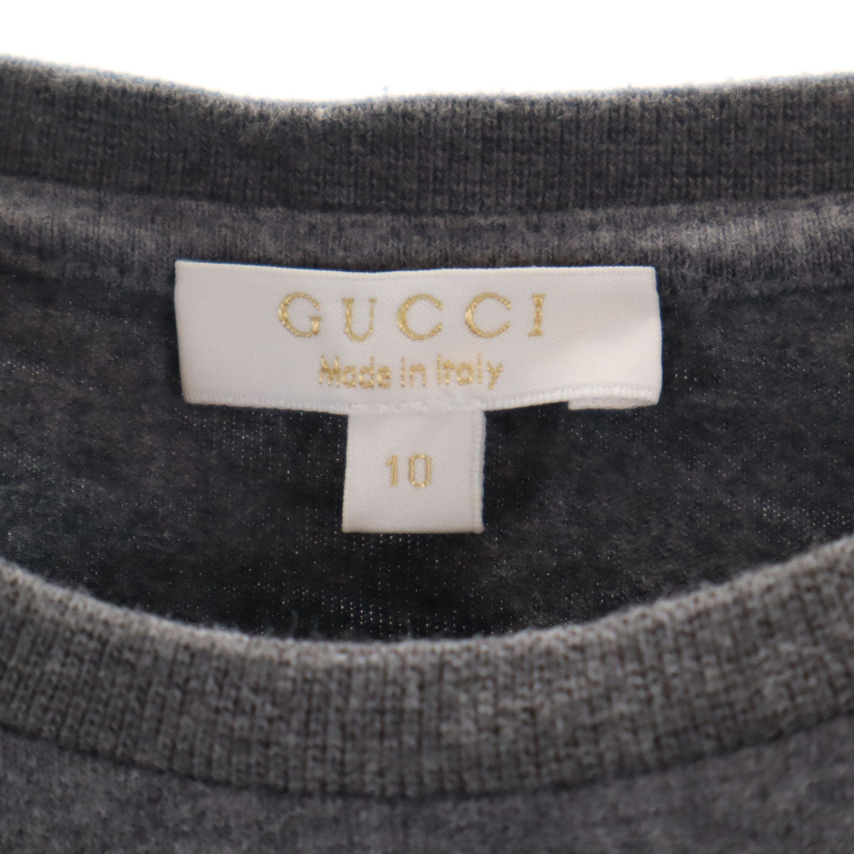 GUCCI グッチ イタリア製 長袖 Tシャツ 10 グレー ロンT キッズ