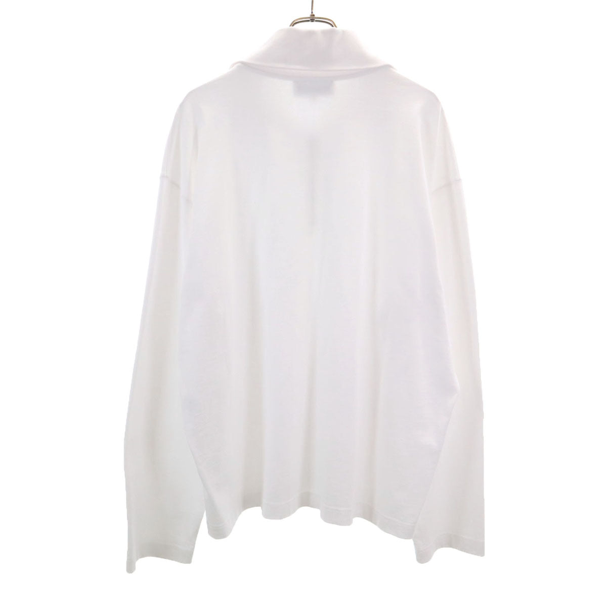 STUDIO NICHOLSON スタジオニコルソン 長袖 ハーフジップ Tシャツ S 白 ロンT メンズ