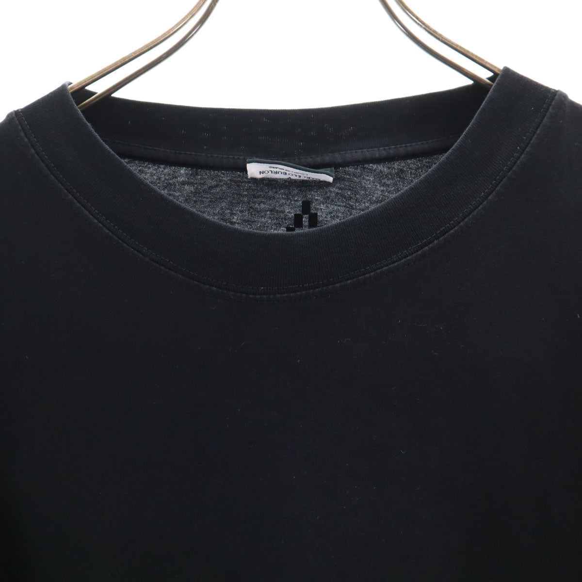 MARCELO BURLON マルセロバーロン バックプリント 長袖 Tシャツ S 黒 ロンT メンズ