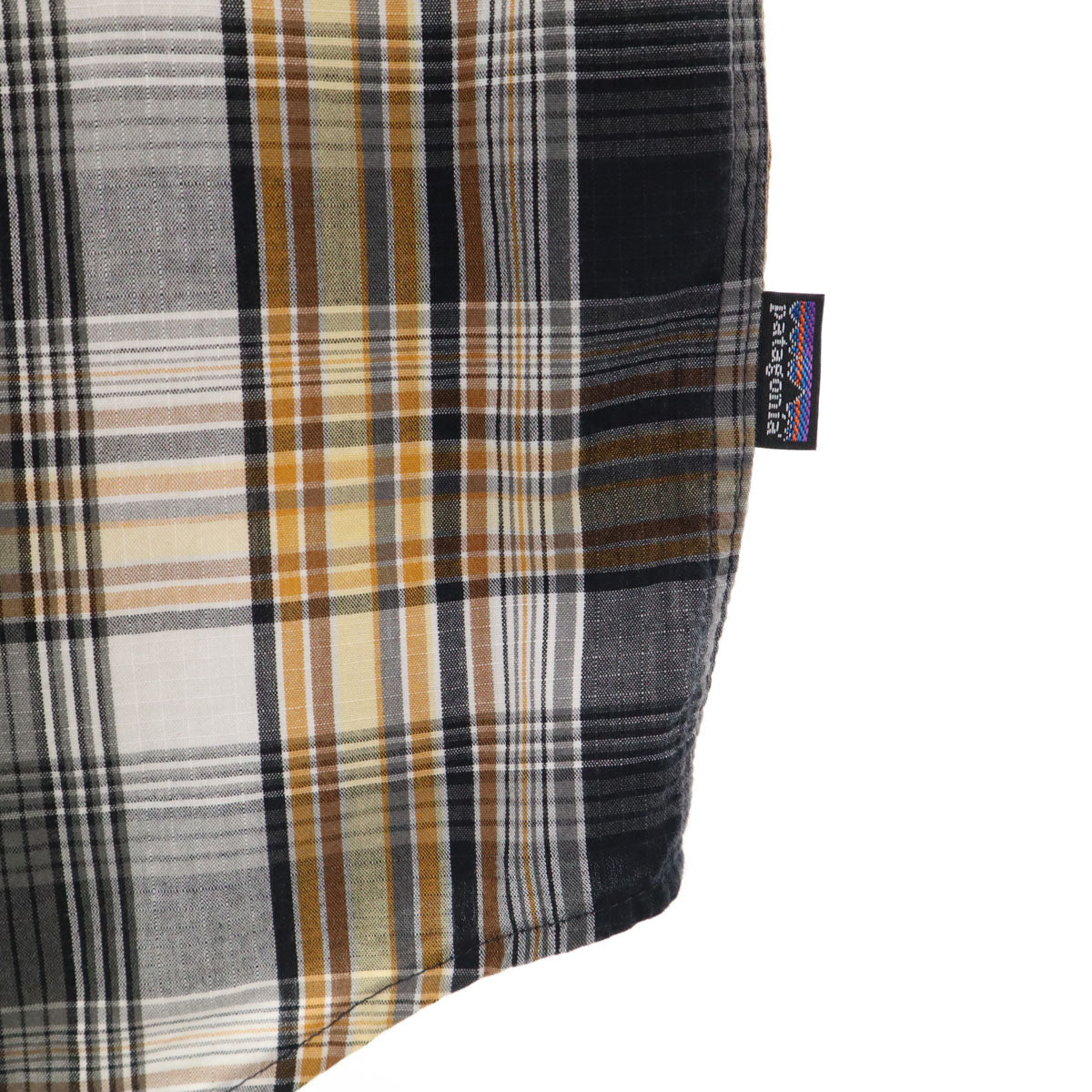 patagonia パタゴニア チェック柄 長袖 ウエスタンヨーク シャツ S 黒系 52250 アウトドア メンズ