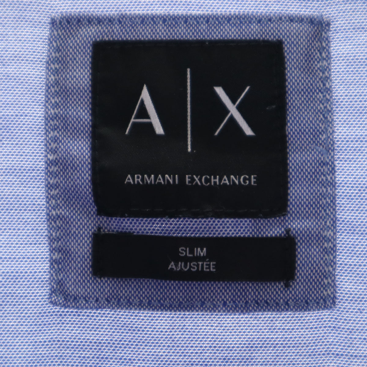 ARMANI EXCHANGE アルマーニエクスチェンジ 長袖 シャツ M ブルー系 メンズ