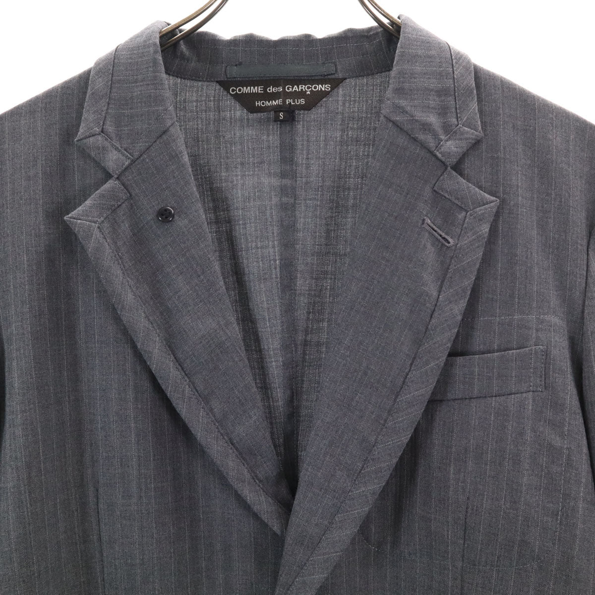 COMME des GARCONS HOMME PLUS コムデギャルソンオムプラス 2013年 日本製 テーラードジャケット S グレー系 メンズ