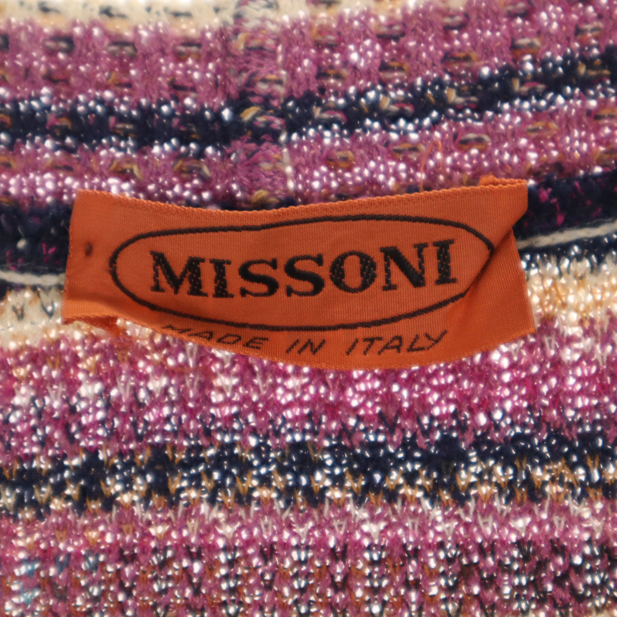 Missoni ミッソーニ イタリア製 リネンブレンド ニットベスト 52 メンズ