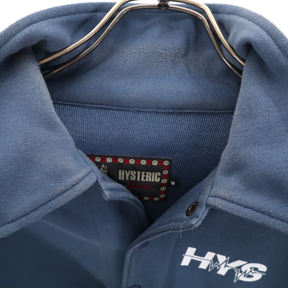 HYSTERIC GLAMOUR ヒステリックグラマー 日本製 スウェット コーチジャケット M ネイビー メンズ