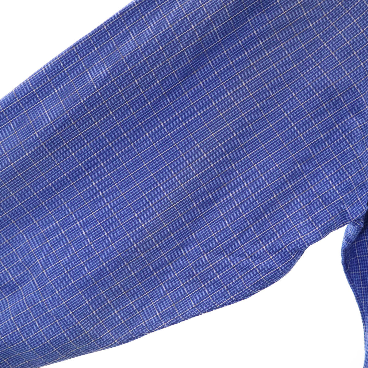 Paul Smith LONDON ポールスミスロンドン 日本製 長袖 コットンシャツ M 青紫 メンズ