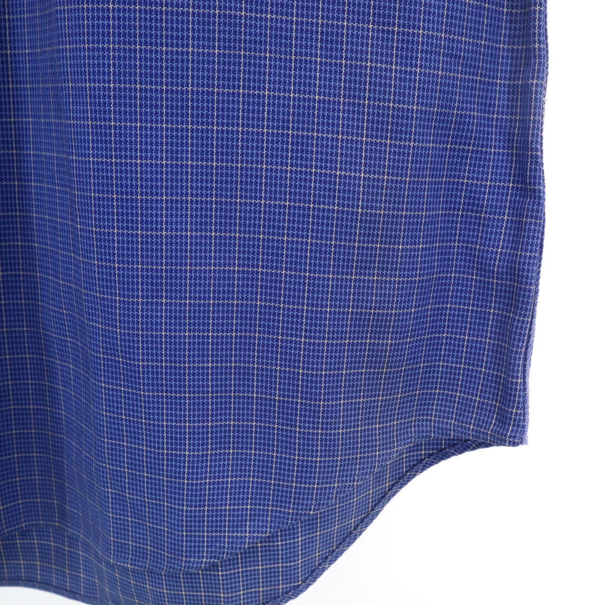 Paul Smith LONDON ポールスミスロンドン 日本製 長袖 コットンシャツ M 青紫 メンズ