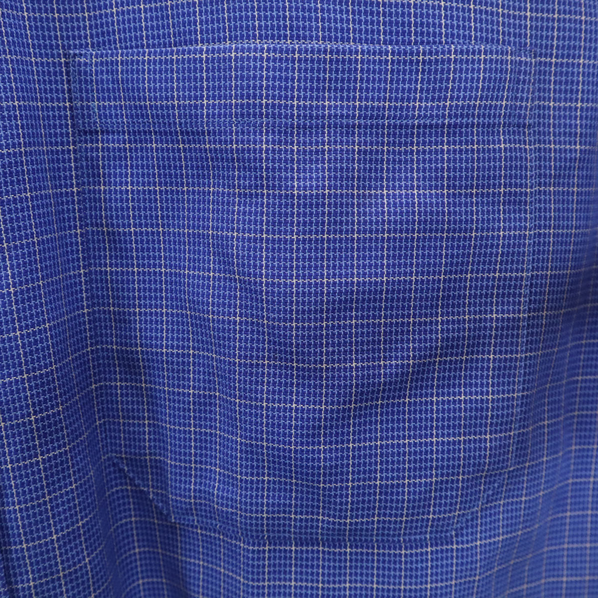 Paul Smith LONDON ポールスミスロンドン 日本製 長袖 コットンシャツ M 青紫 メンズ