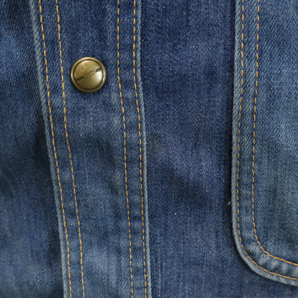 Sears シアーズ 70s ヴィンテージ デニム カバーオール L ウォッシュブルー ジージャン メンズ