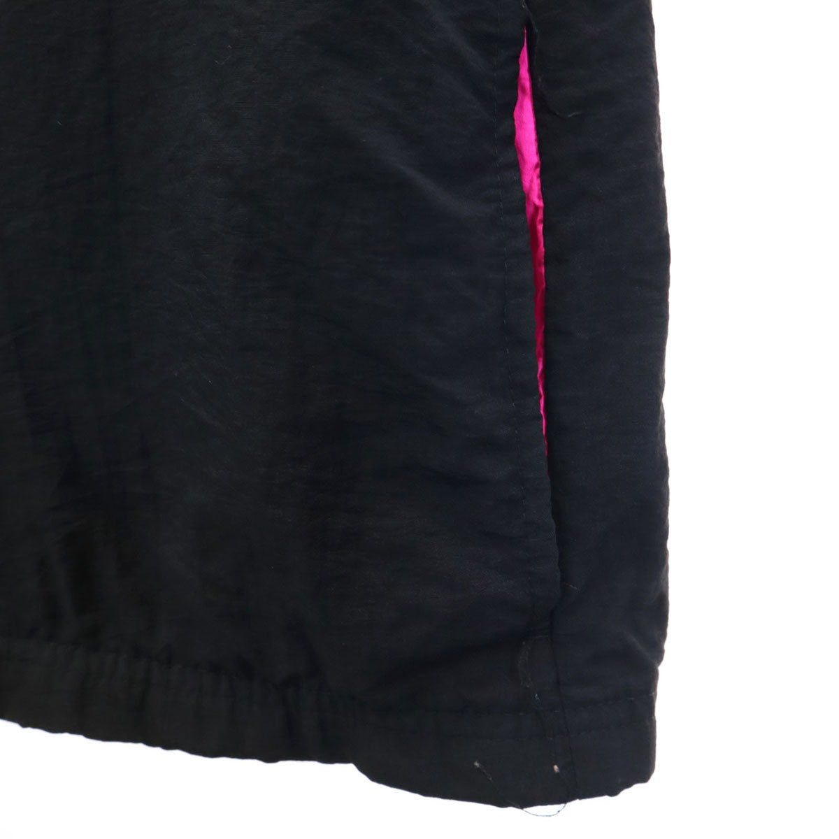 Surf STYLE 90s オールド ハーフジップ ナイロンジャケット ONE SIZE ブラック プルオーバー メンズ