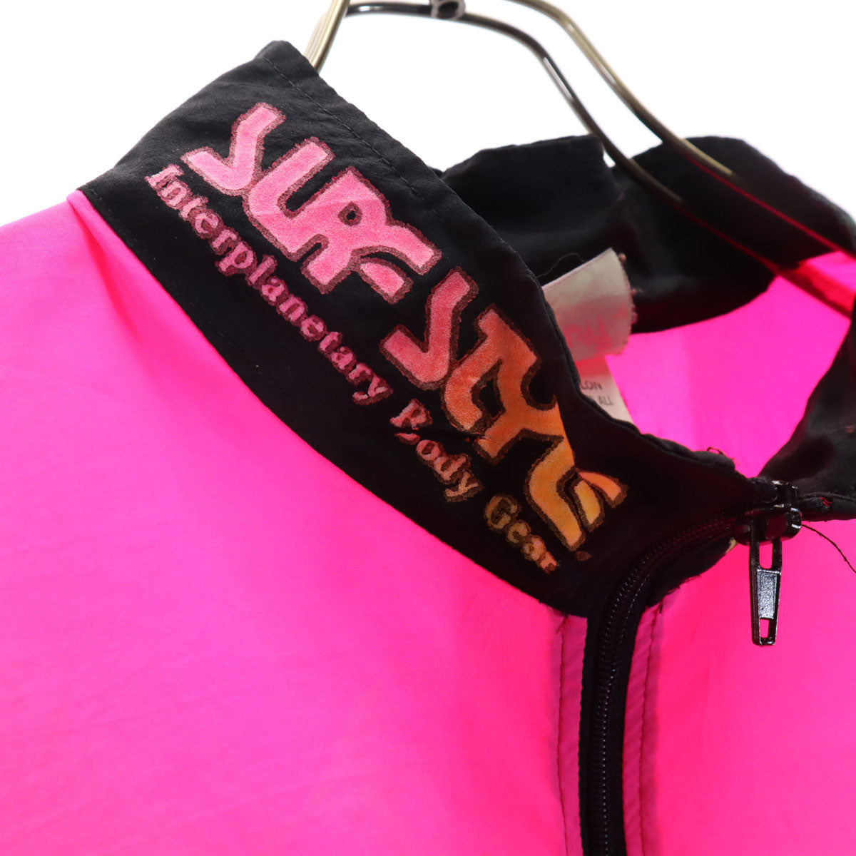 Surf STYLE 90s オールド ハーフジップ ナイロンジャケット ONE SIZE ブラック プルオーバー メンズ