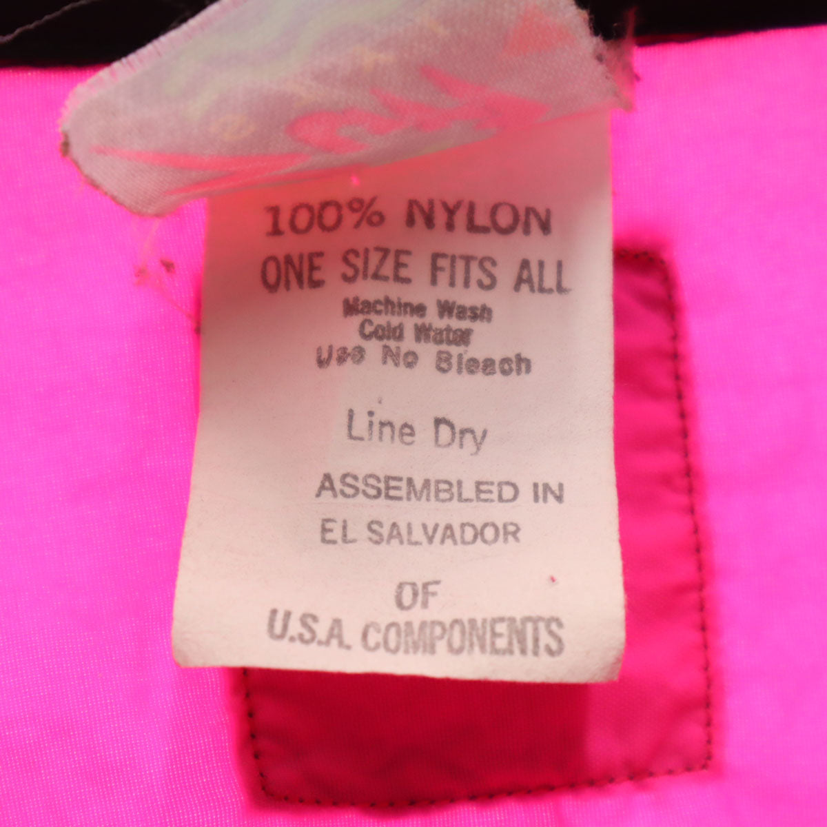 Surf STYLE 90s オールド ハーフジップ ナイロンジャケット ONE SIZE ブラック プルオーバー メンズ