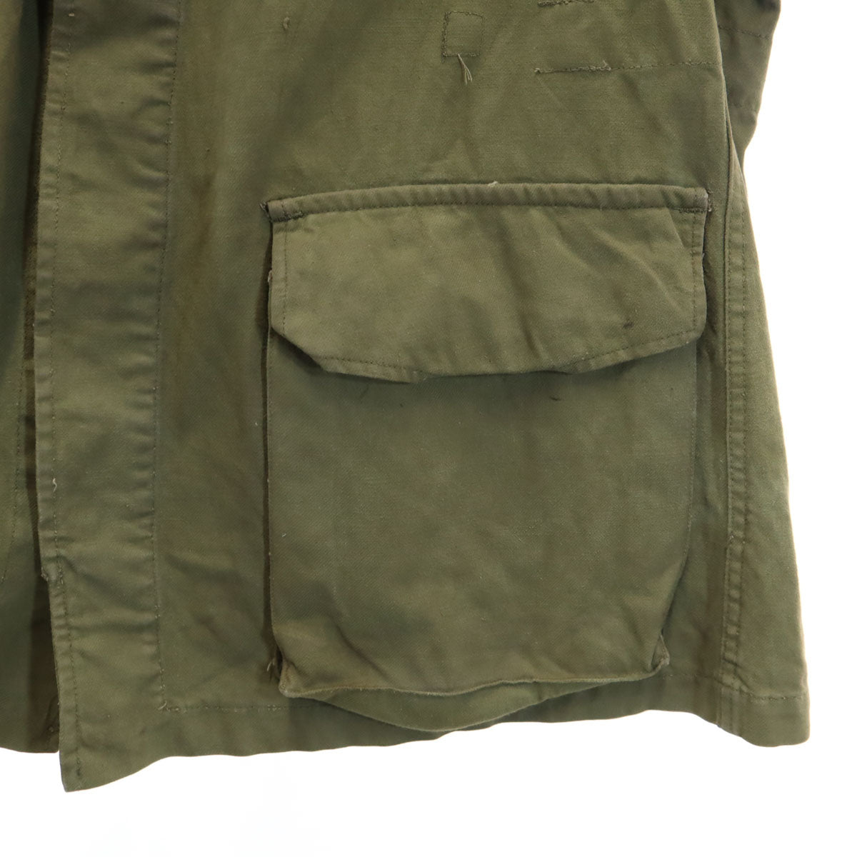 FRENCH ARMY フランス軍 60s 後期 コットンツイル ヴィンテージ M-47 フィールドジャケット 26 カーキ ミリタリー メンズ