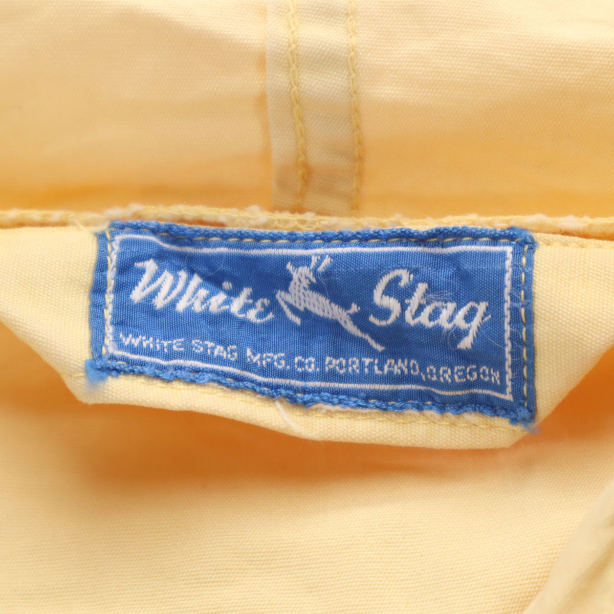 White Stag 70s ヴィンテージ 長袖 ハーフジップ パーカー クリーム プルオーバー レディース