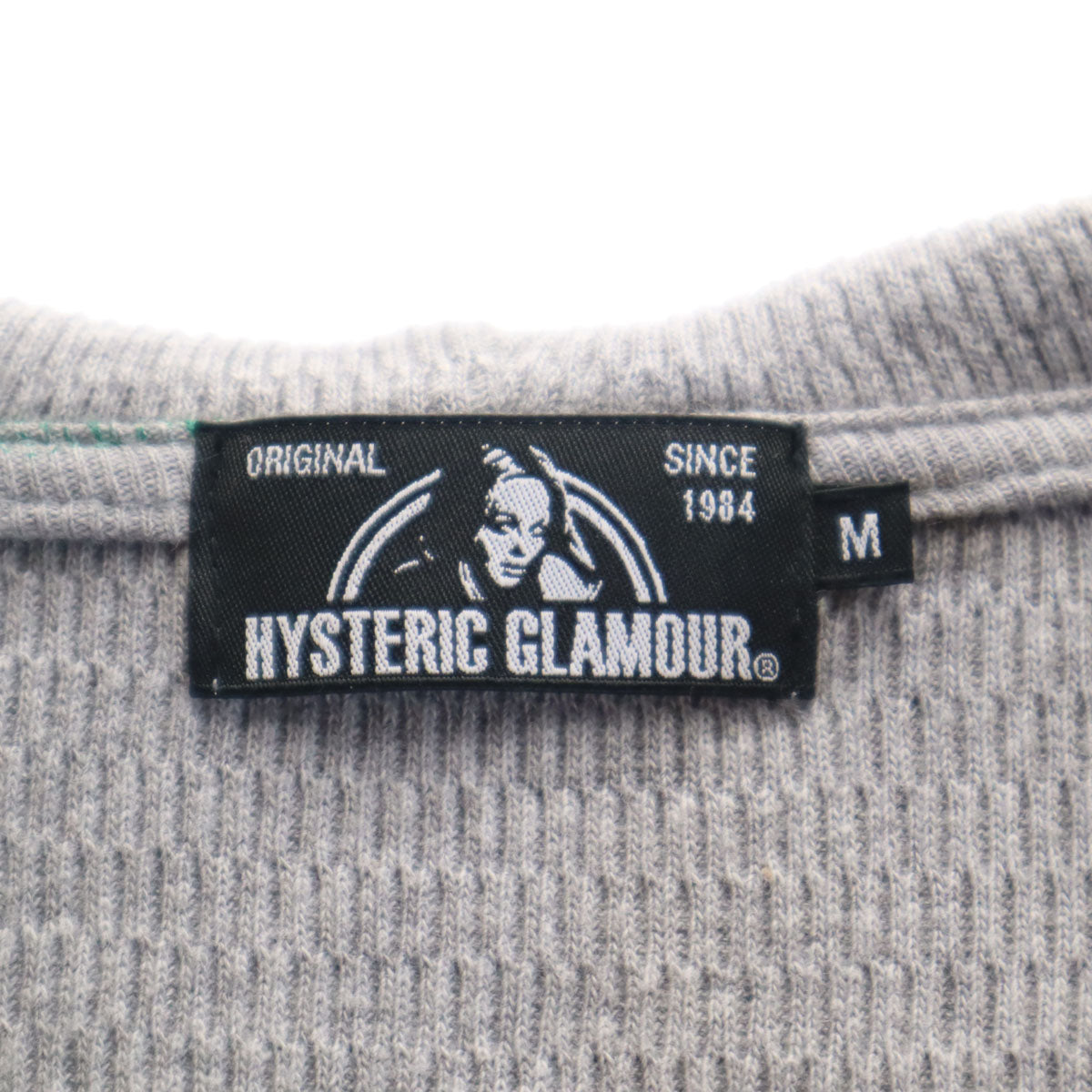 HYSTERIC GLAMOUR ヒステリックグラマー 長袖 ニット ジップパーカー M グレー メンズ