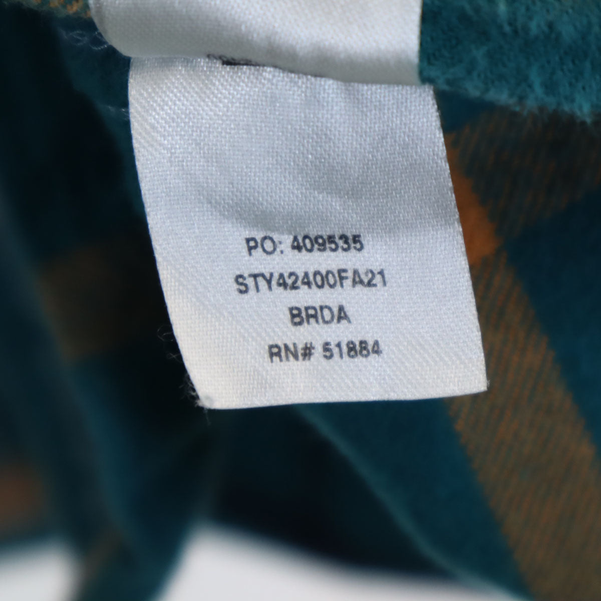 patagonia パタゴニア チェック柄 長袖 コットンシャツ L グリーン系 アウトドア STY42400FA21 メンズ