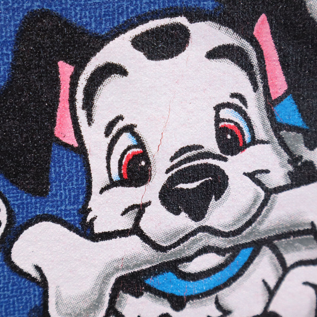 MICKEY.INC 90s USA製 オールド バック 101 Dalmatians プリント 長袖 スウェット XXL レッド ディズニー 裏起毛 ビッグサイズ メンズ