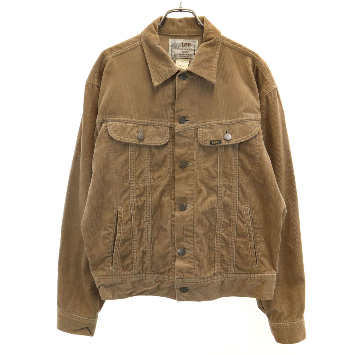 Lee リー コーデュロイジャケット L ベージュ メンズ