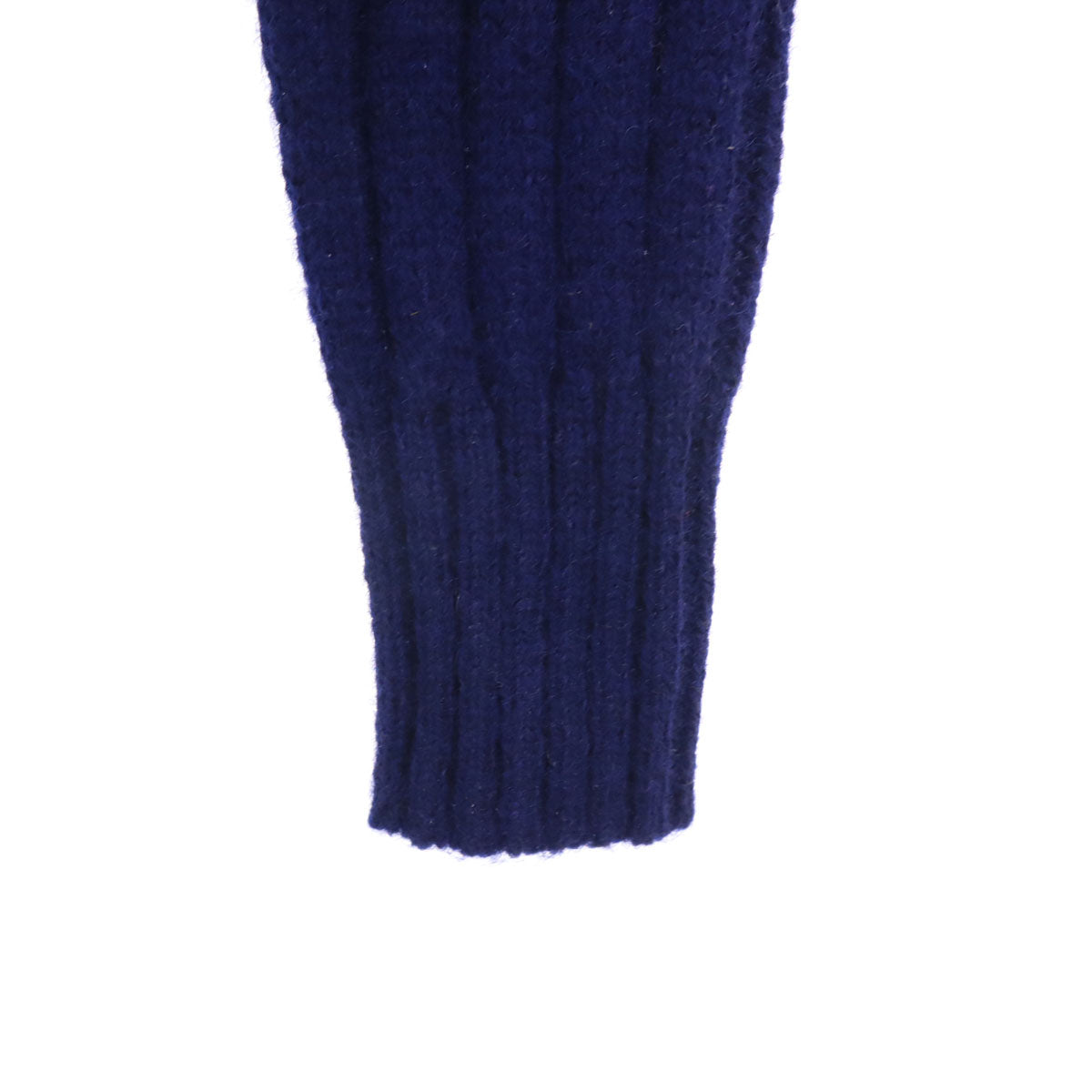 Archie Brown & Son アーチーブラウンアンドサン 70s 80s ヴィンテージ 長袖 ニットカーディガン 34 ネイビー レディース