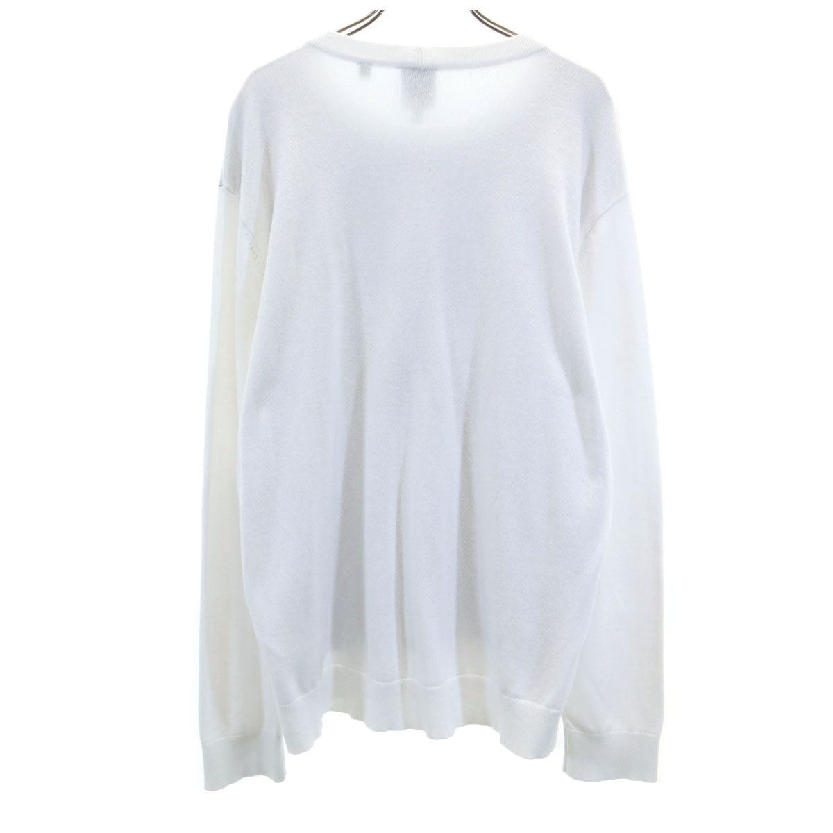 ARMANI EXCHANGE アルマーニエクスチェンジ 長袖 セーター L ホワイト メンズ