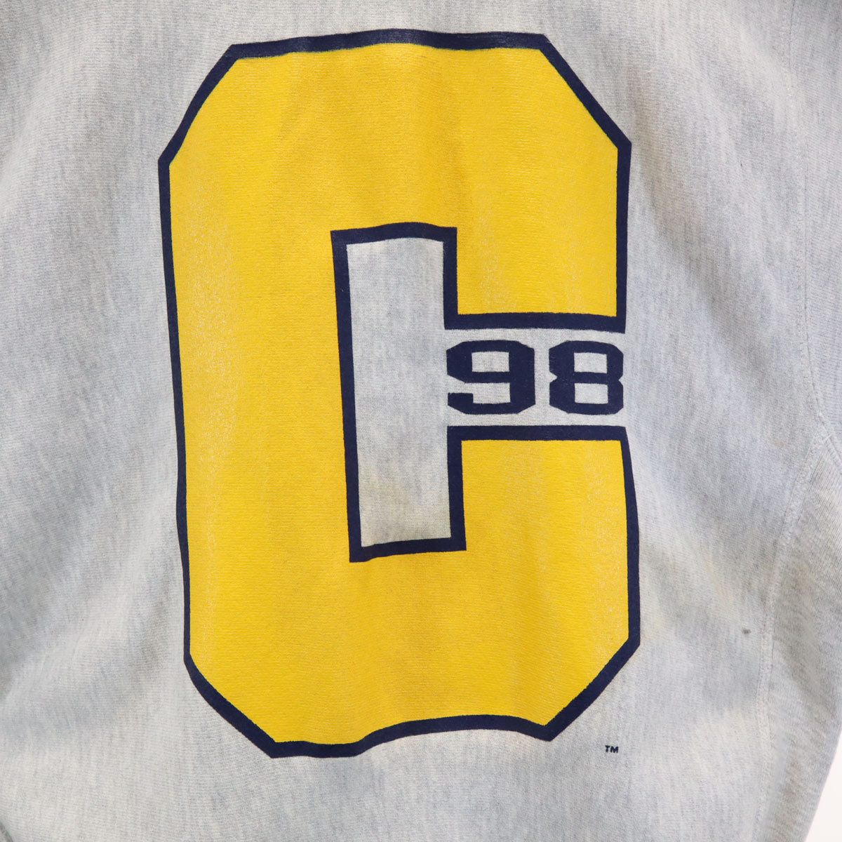 Champion チャンピオン 90s リバースウィーブ 刺繍タグ オールド 長袖 スウェット トレーナー M グレー 裏起毛 メンズ