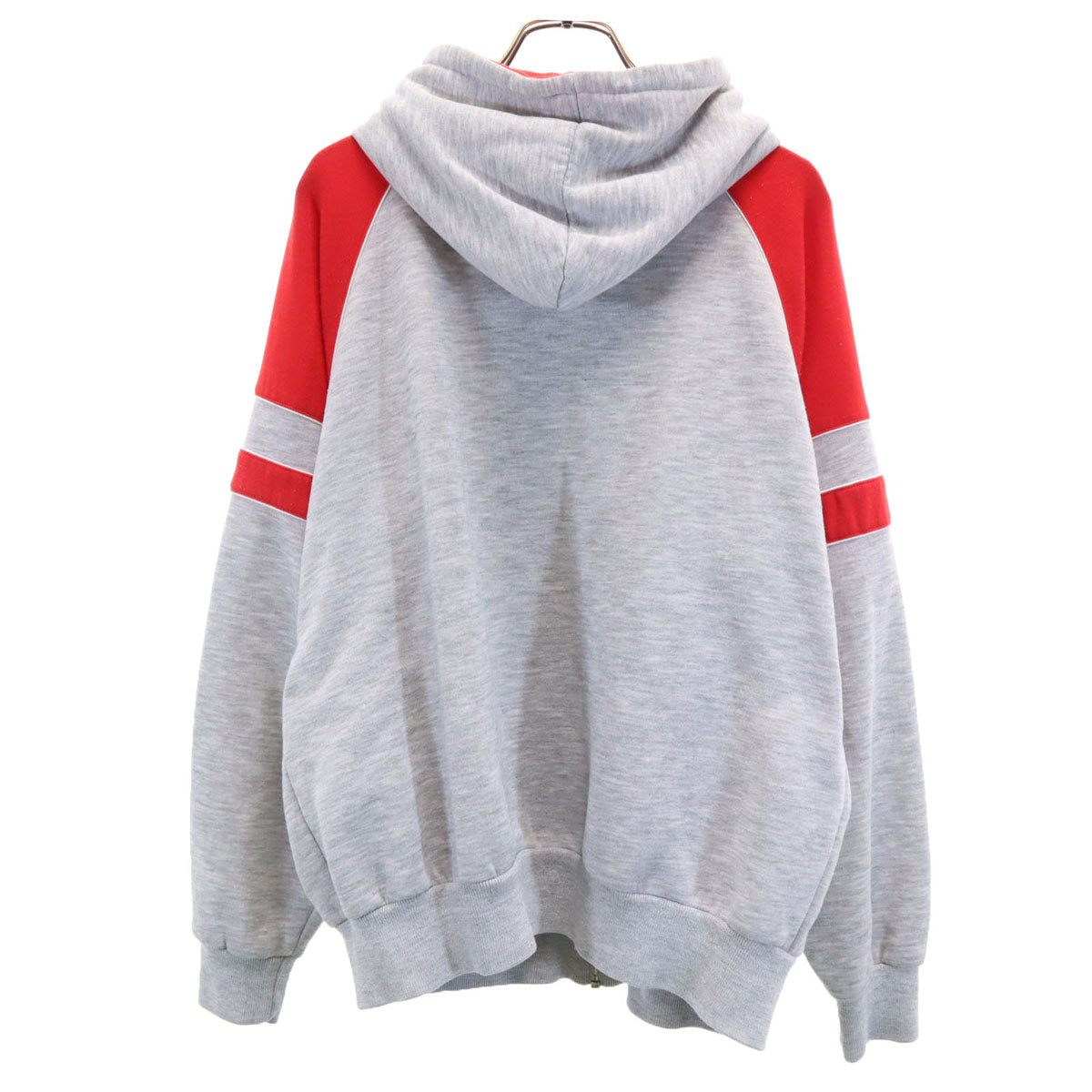 NIKE ナイキ 90s オールド 銀タグ 長袖 スウェット ジップパーカー L グレー系 裏起毛 メンズ