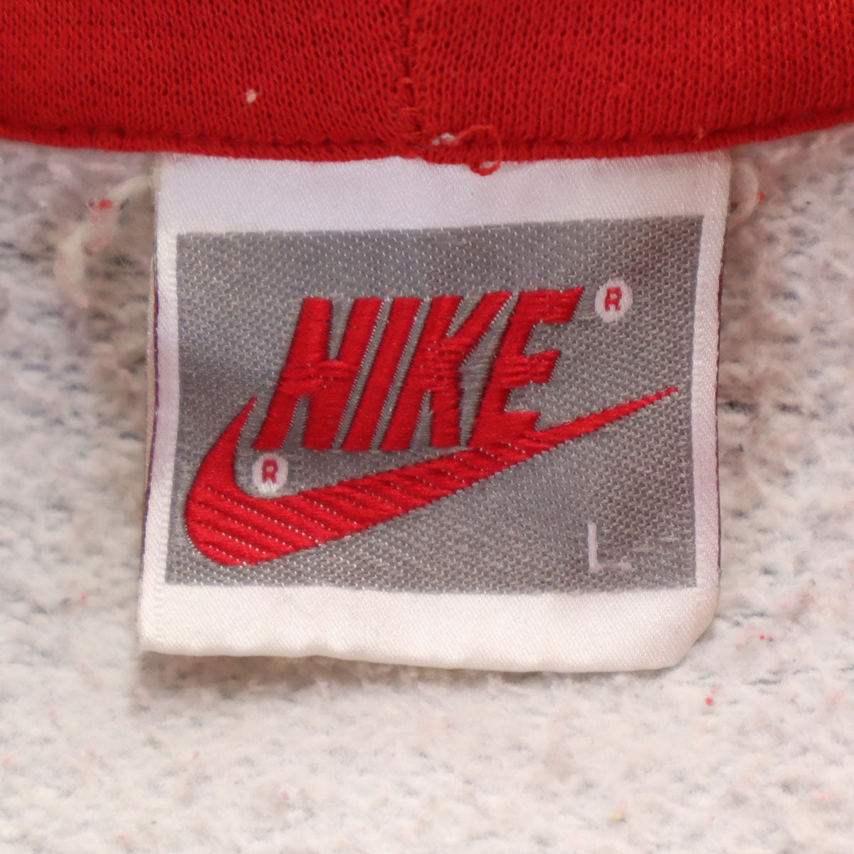 NIKE ナイキ 90s オールド 銀タグ 長袖 スウェット ジップパーカー L グレー系 裏起毛 メンズ