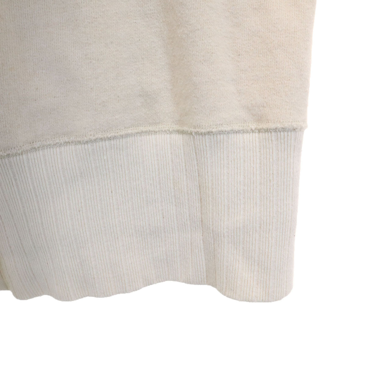 Nigel Cabourn ナイジェルケーボン 日本製 長袖 スウェット ジップパーカー 46 ベージュ メンズ