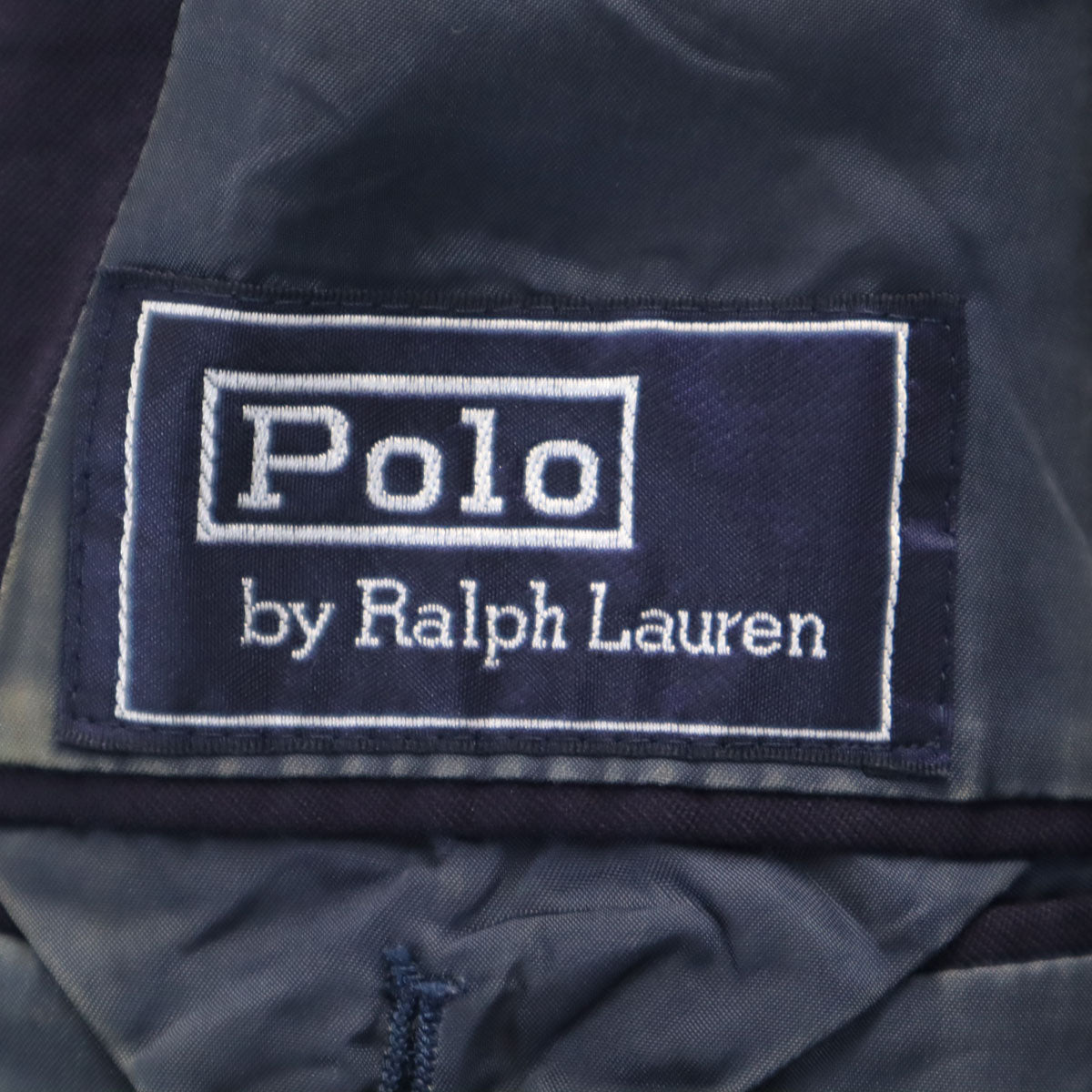 Polo by Ralph Lauren ポロバイラルフローレン 日本製 ウール テーラードジャケット AB4 ネイビー メンズ