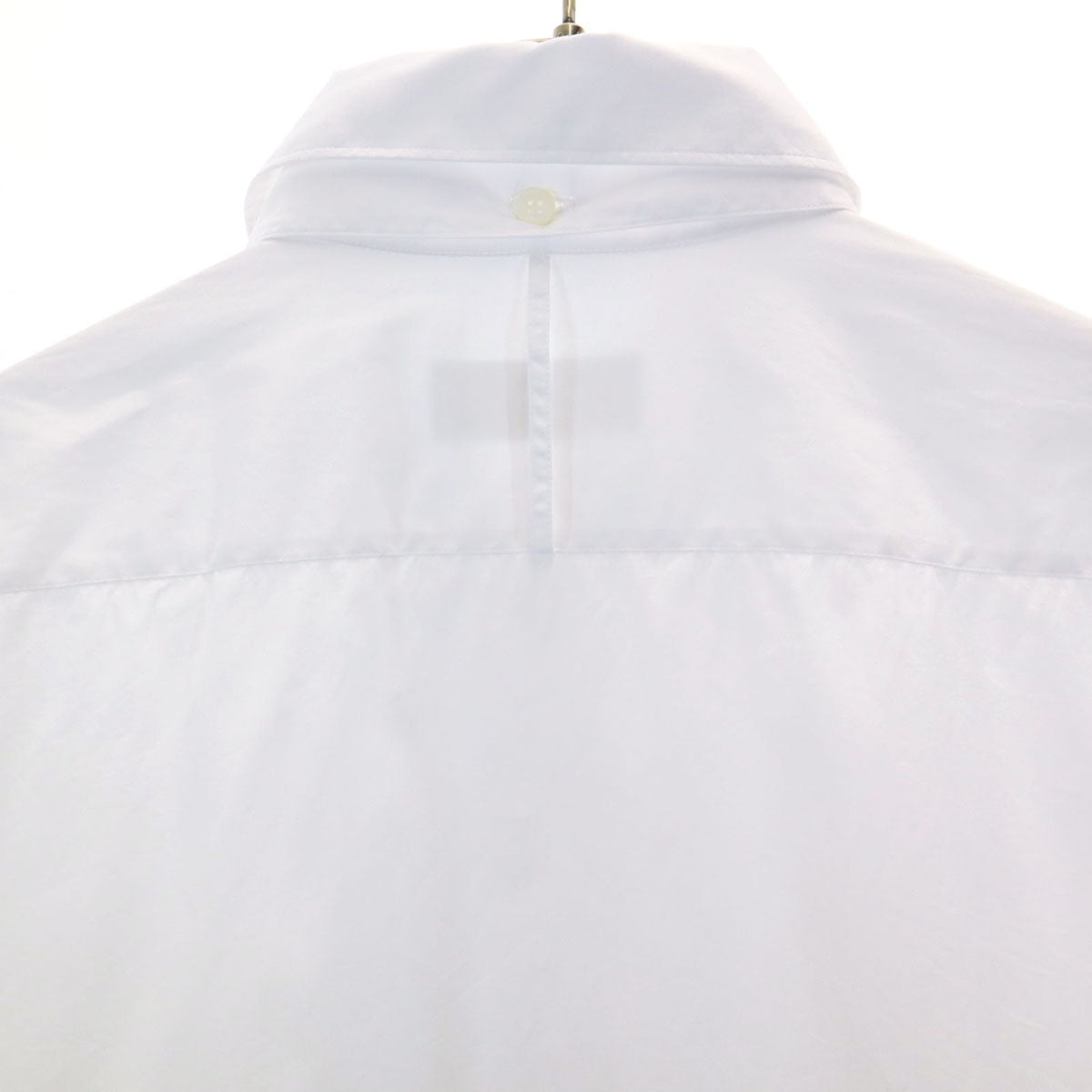 PRADA プラダ イタリア製 長袖 ダブルカラー付 コットンシャツ 42 白 2WAY メンズ