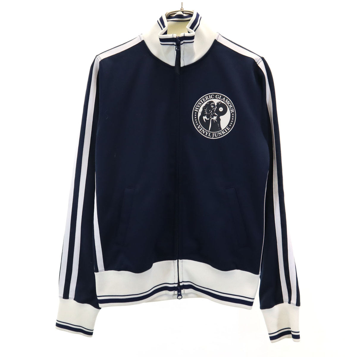 HYSTERIC GLAMOUR ヒステリックグラマー 日本製 トラックジャケット F ネイビー レディース
