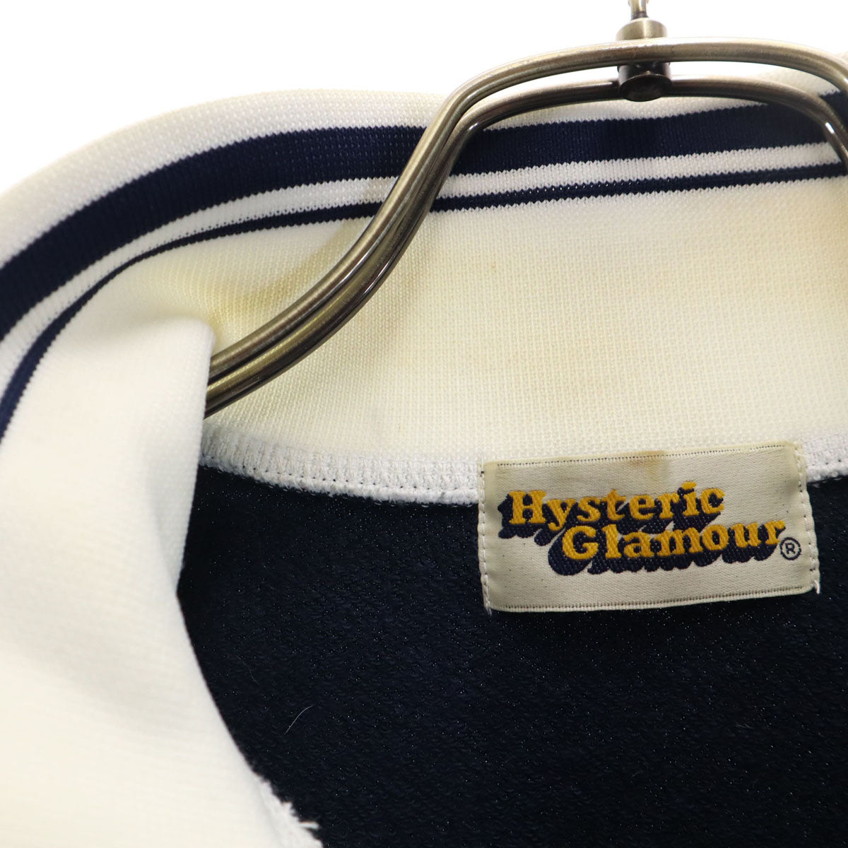 HYSTERIC GLAMOUR ヒステリックグラマー 日本製 トラックジャケット F ネイビー レディース