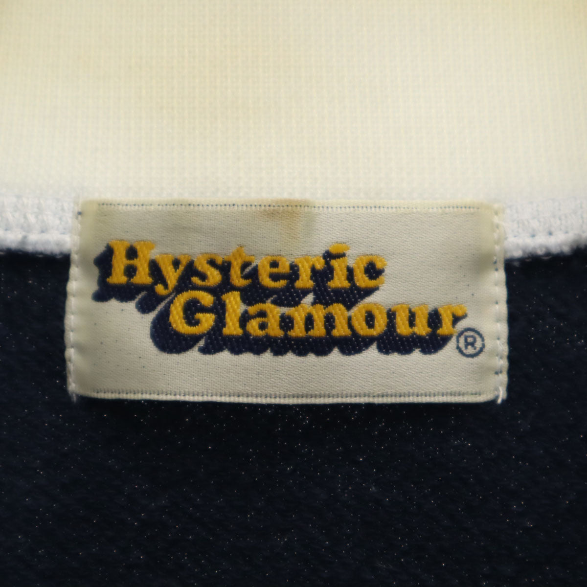 HYSTERIC GLAMOUR ヒステリックグラマー 日本製 トラックジャケット F ネイビー レディース
